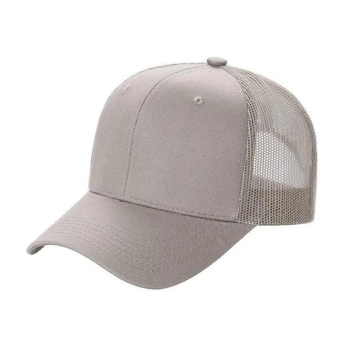 12 Pack Trucker Mesh Hat Cap - Curved Bill, 6-Panel