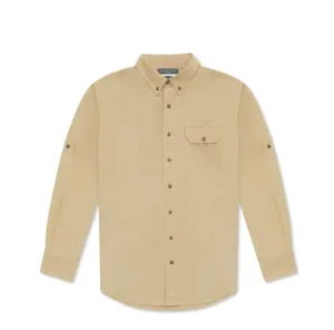 Active   Guide Long Sleeve in Tan by Ball and Buck