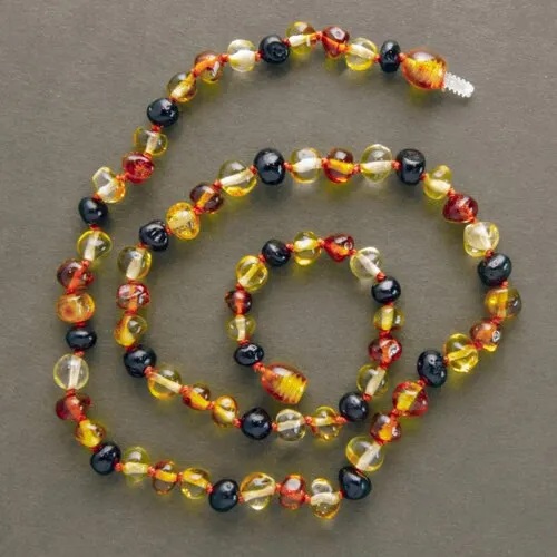 Amber Monkey - Adult Baroque Multi Necklace