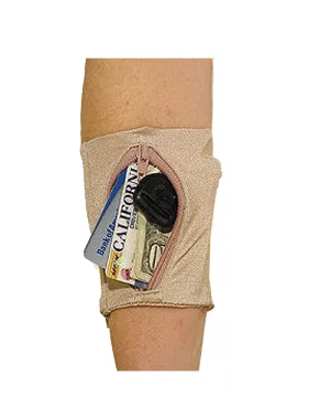 Arm Wallet Tan (#063) Keep valuables hidden.