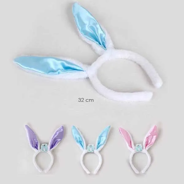 Assorted Color Bunny Ear Headband 2116 (12 units)