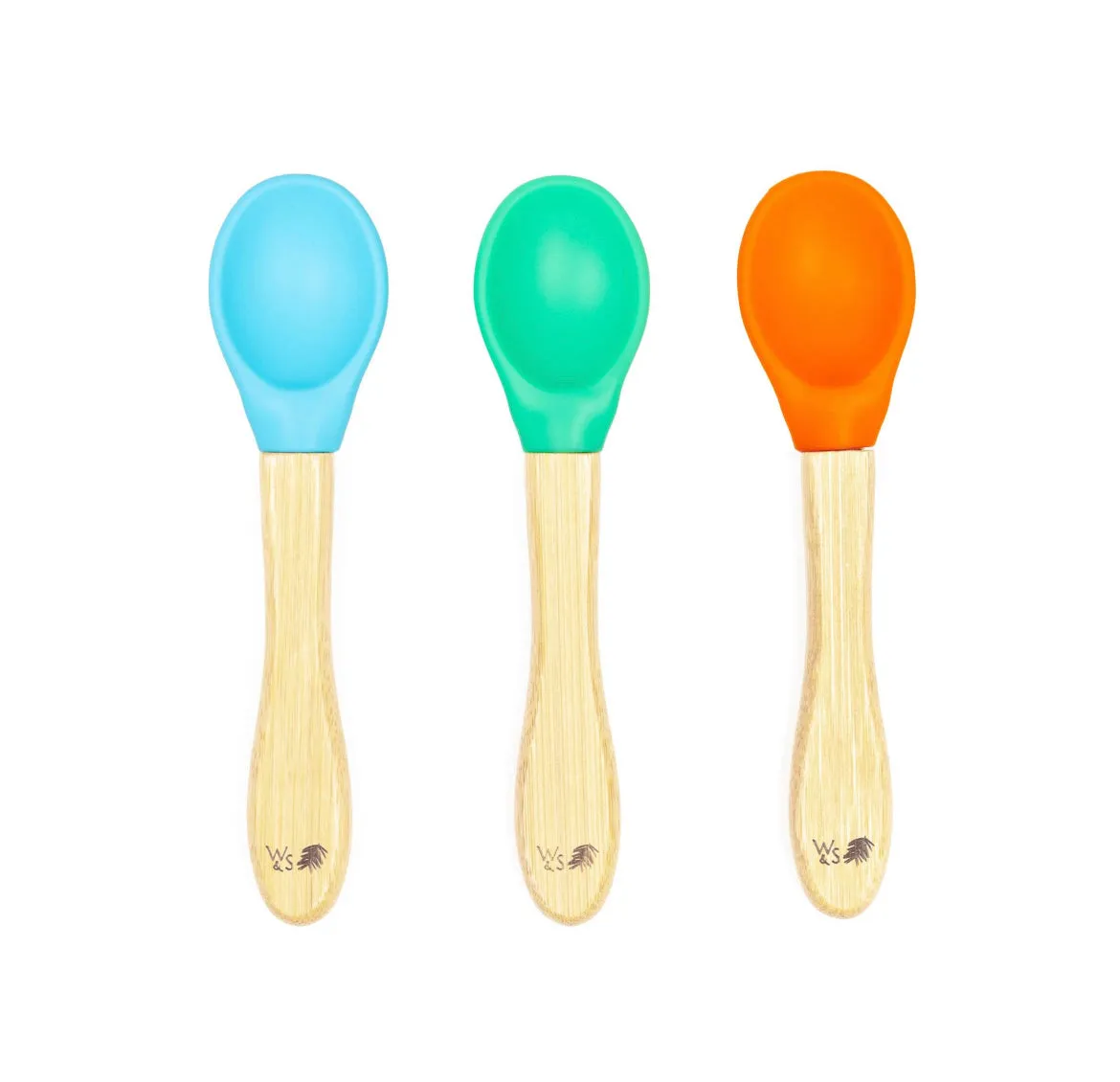 Baby Bamboo Weaning Spoons - Set of 3