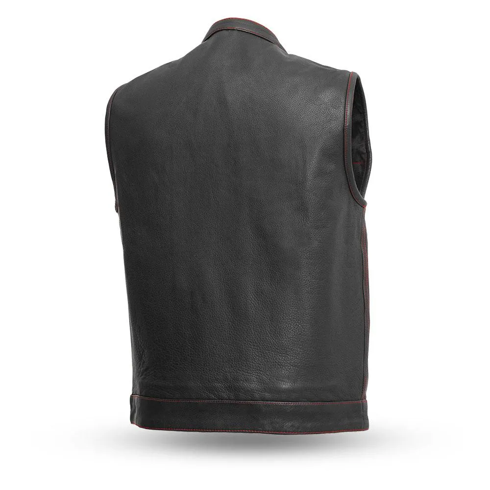 Born Free Motorcycle Leather Club Vest