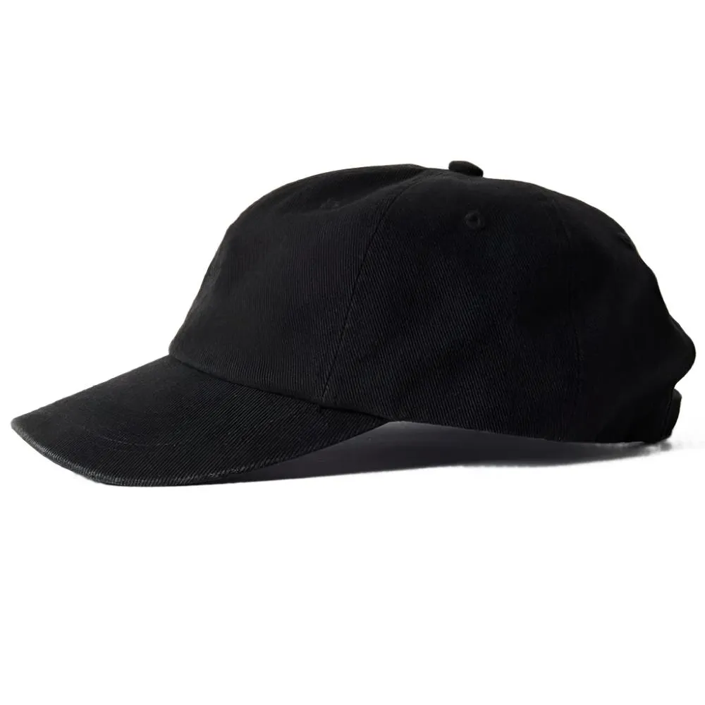 BY PARRA SIGNATURE 6 PANEL HAT // BLACK