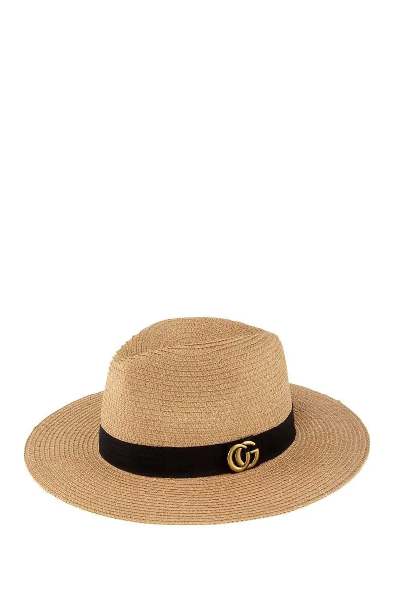 CG Wide Band Straw Hats - Final Sale