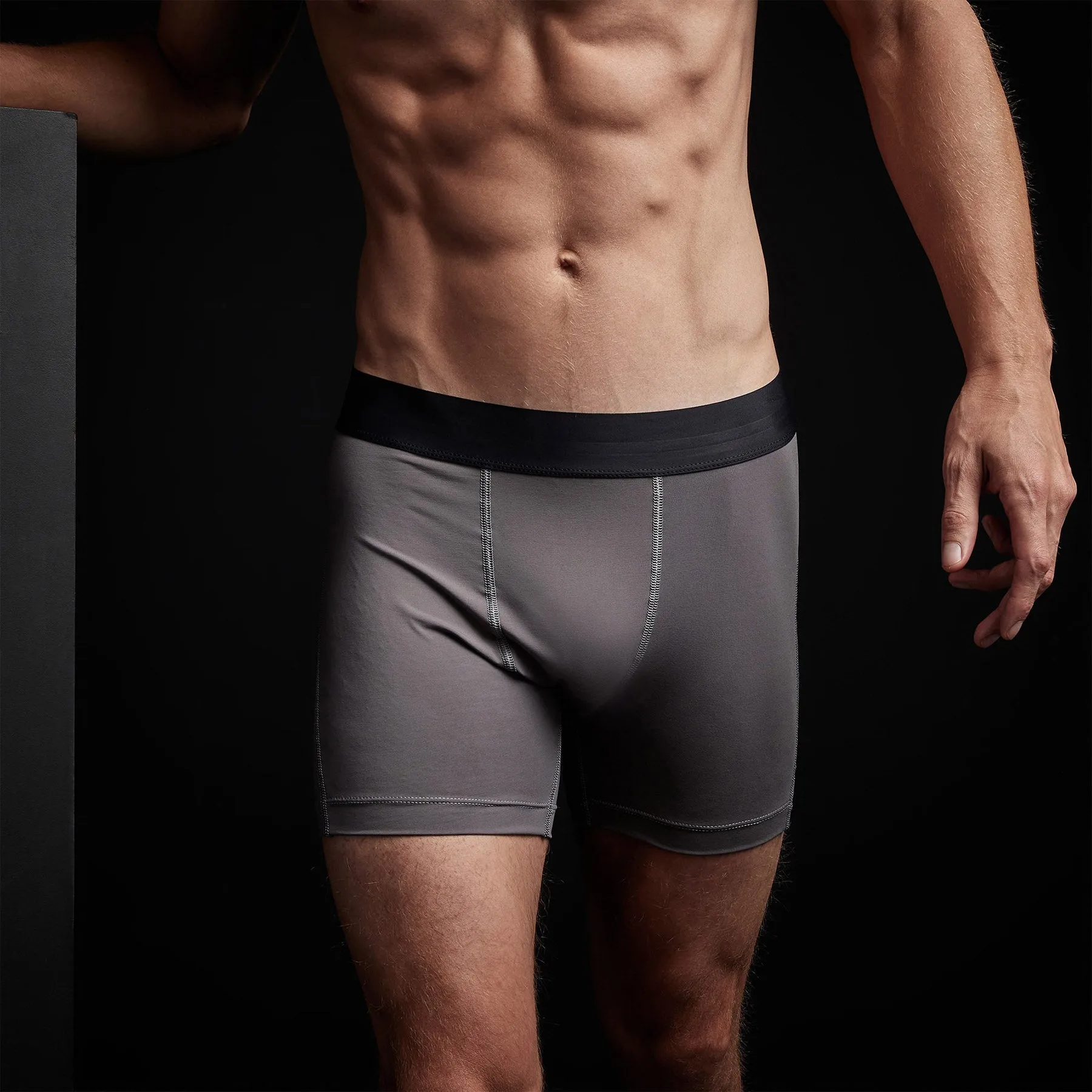 Cool Touch Sport Boxer Short - Raccoon Grey