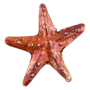 Copper Star Fish Bead