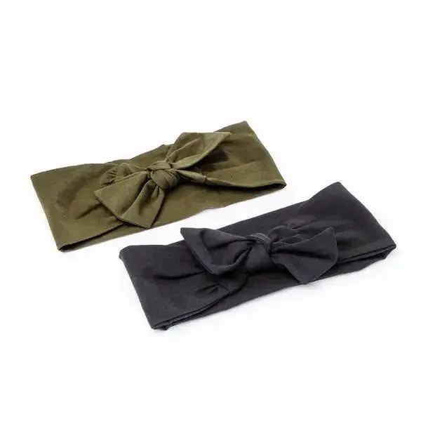 Cotton Adjustable Headband 2pc