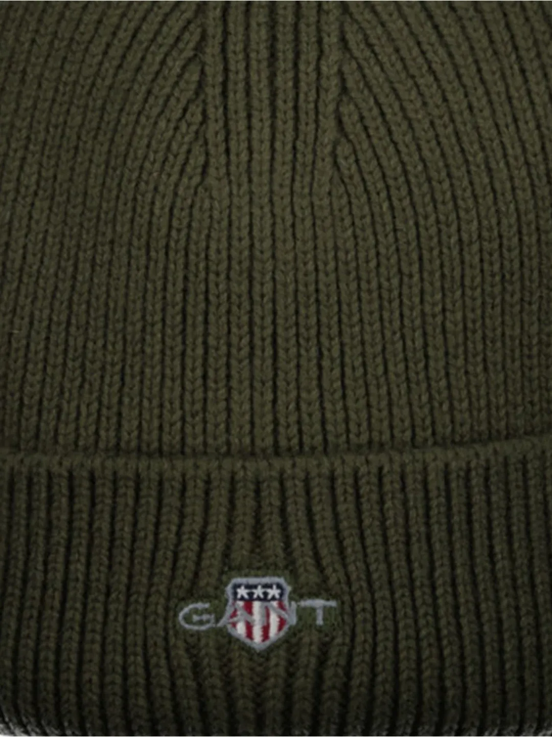 Gant Boys Green Solid Beanie Cap