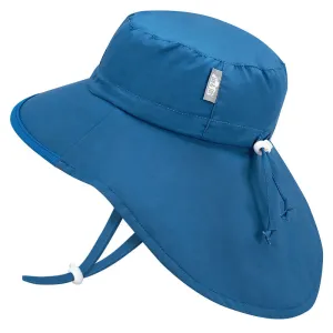 Jan & Jul Gro-With-Me Cotton Adventure Hat - Atlantic Blue