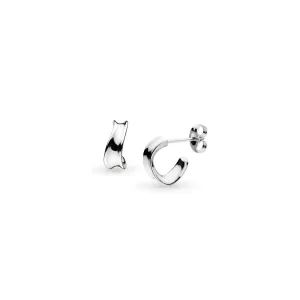 Kit Heath Serenity Semi Hoop Stud Earrings 41183RP