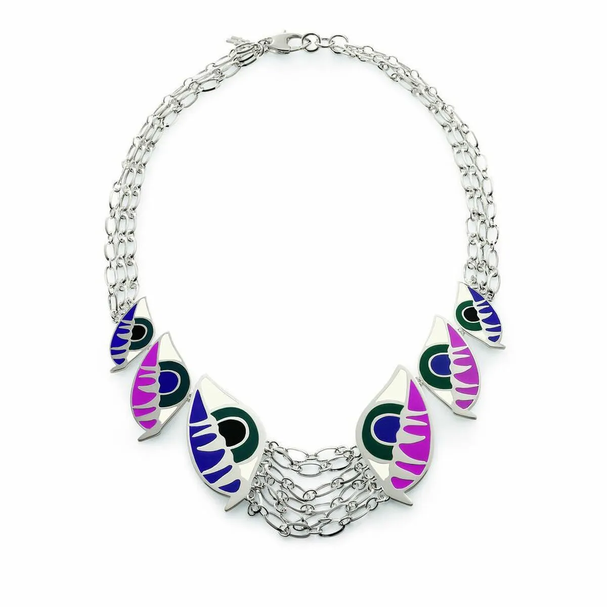 Ladies' Necklace Folli Follie 3N0F011WM 30 cm