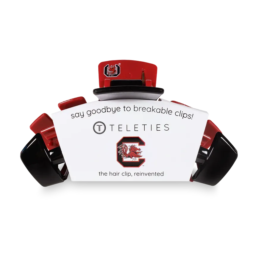 Large Teleties Claw Clip - University of South Carolina