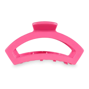 Large Teleties Open Claw Clip - Paradise Pink