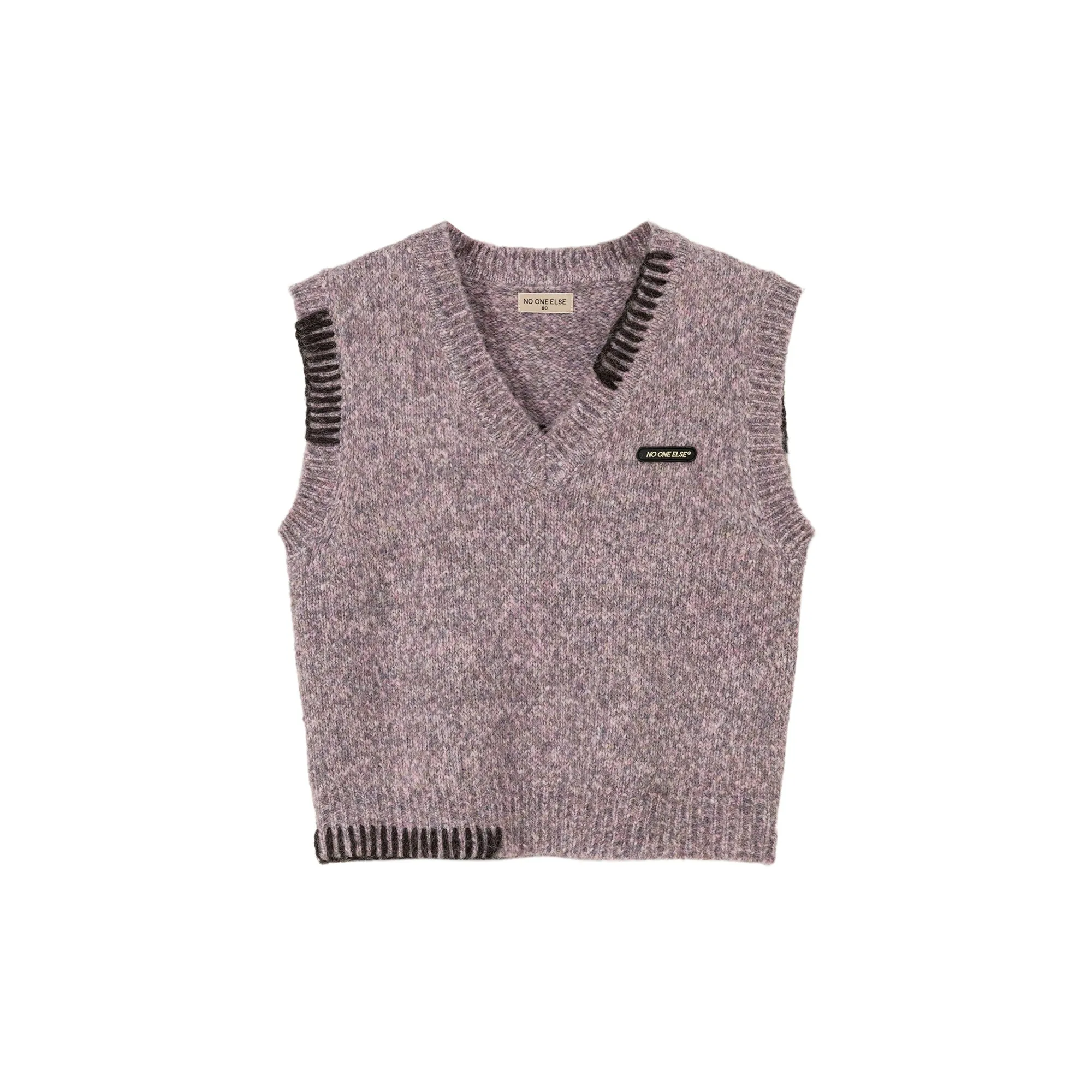 Logo V-Neck Knit Vest