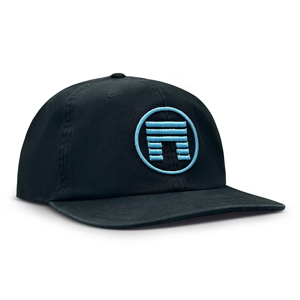 MATUSE SIX-PANEL (BLACK/GEO-BLUE) HAT