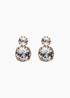 Mila Earrings -- Crystal Antique Gold