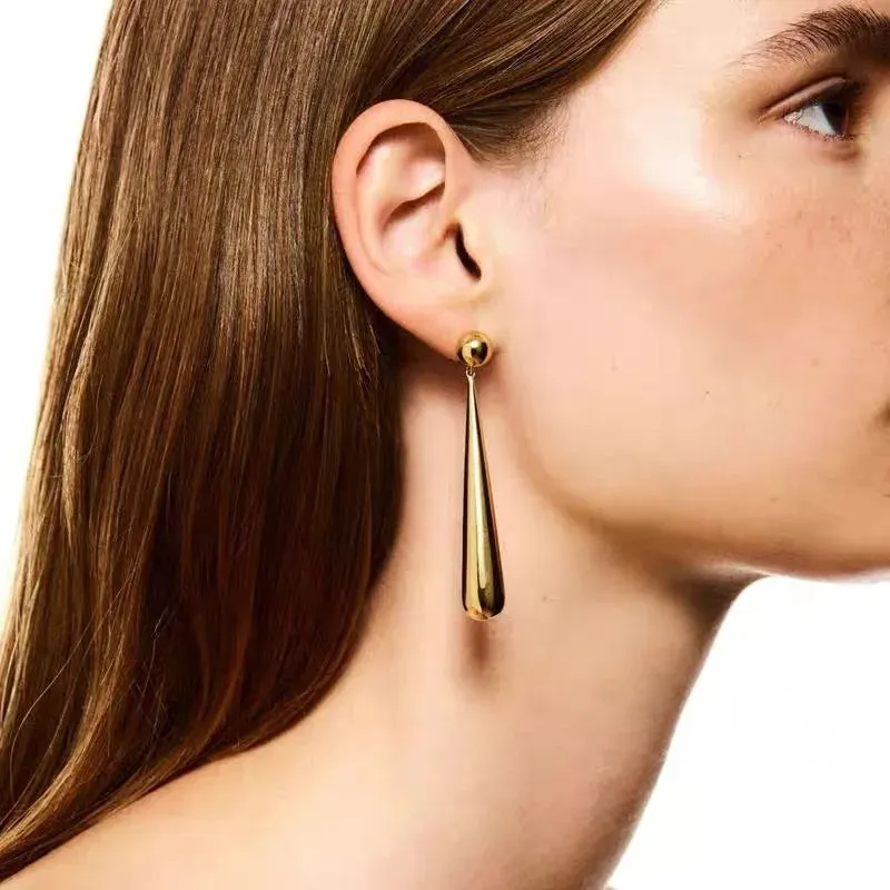 Minimalist Water Droplet Earrings