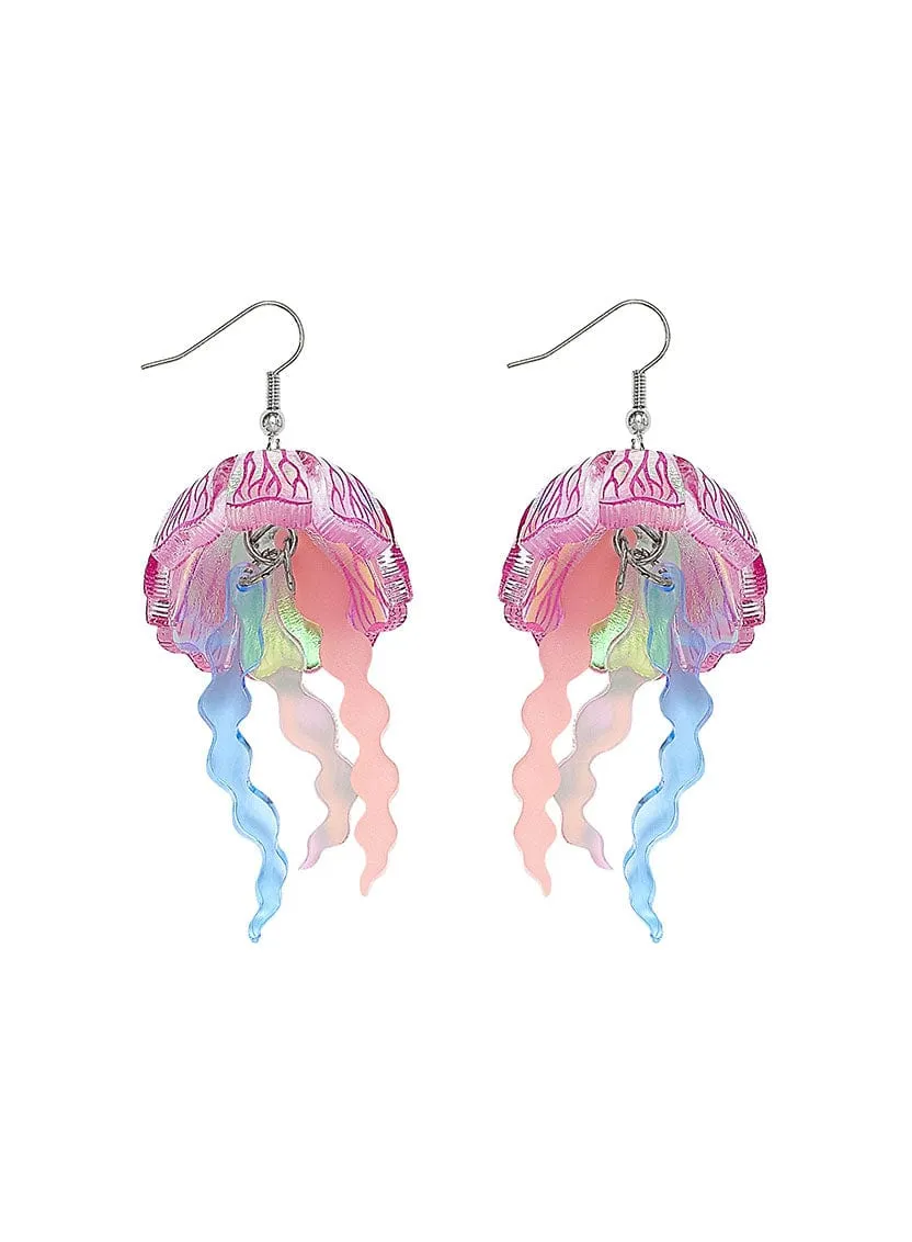 Moon Jellyfish Earrings