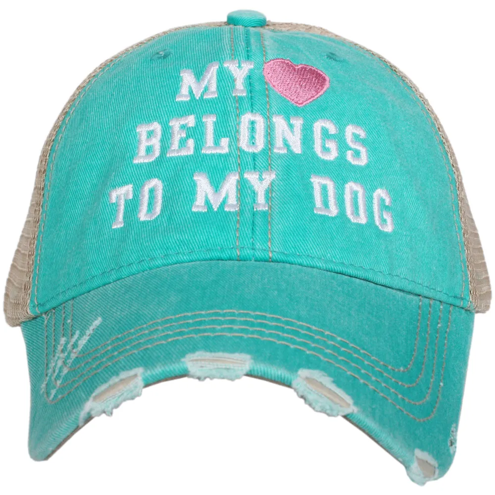 My Heart Belongs To My Dog Wholesale Trucker Hats