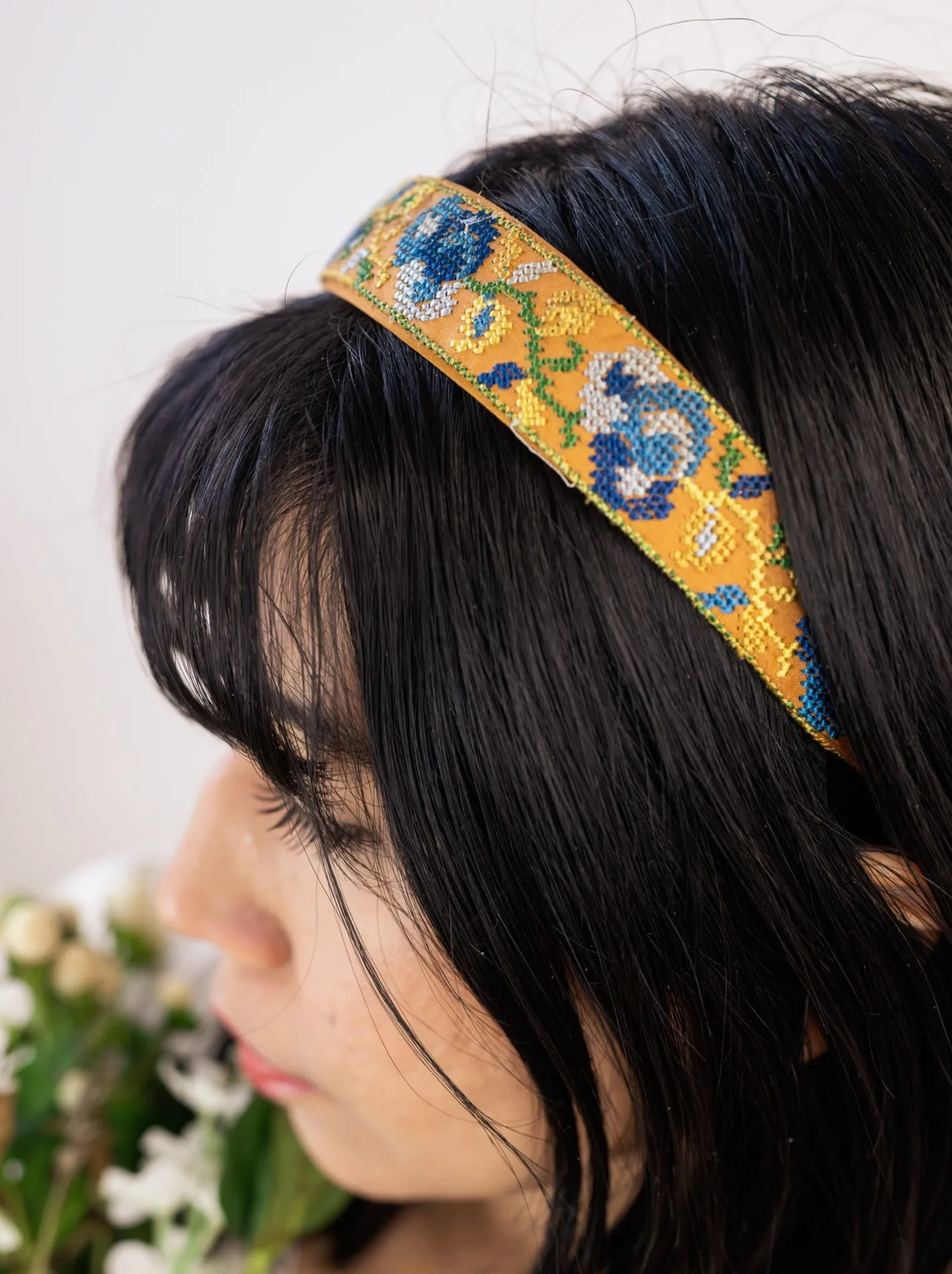 Nora Cross Stitch Headband