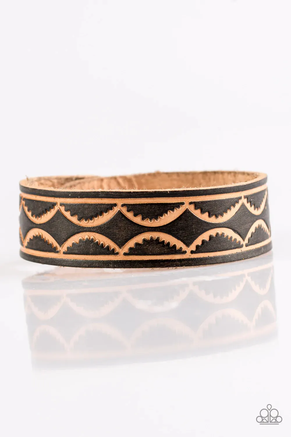 Paparazzi Bracelet ~ Zion Horizon - Black