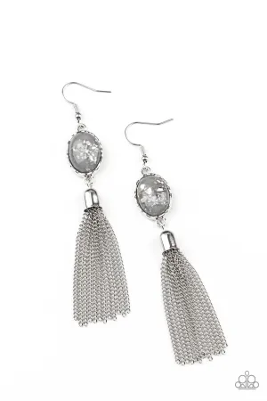 PAPARAZZI Oceanic Opalescence - Silver EARRINGS0