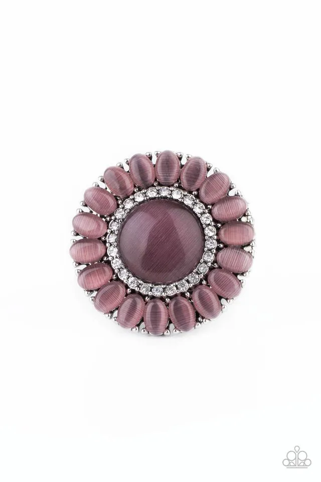 Paparazzi Ring ~ Elegantly Eden - Purple