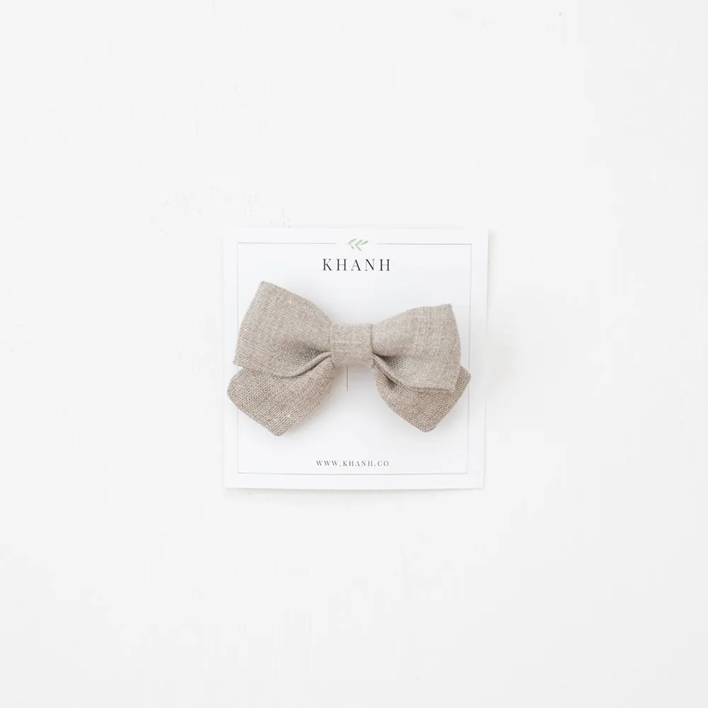 Pewter | Petite Sailor Bow