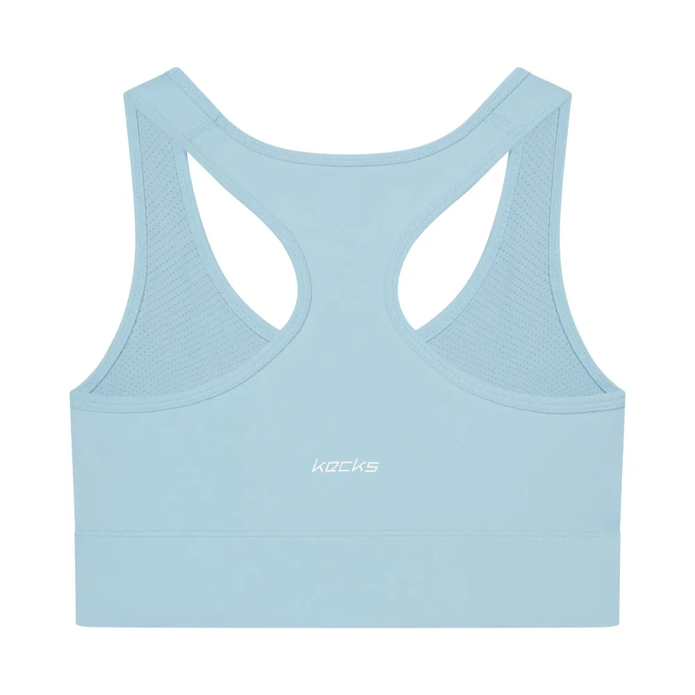 Powder Blue Active Sports Bra