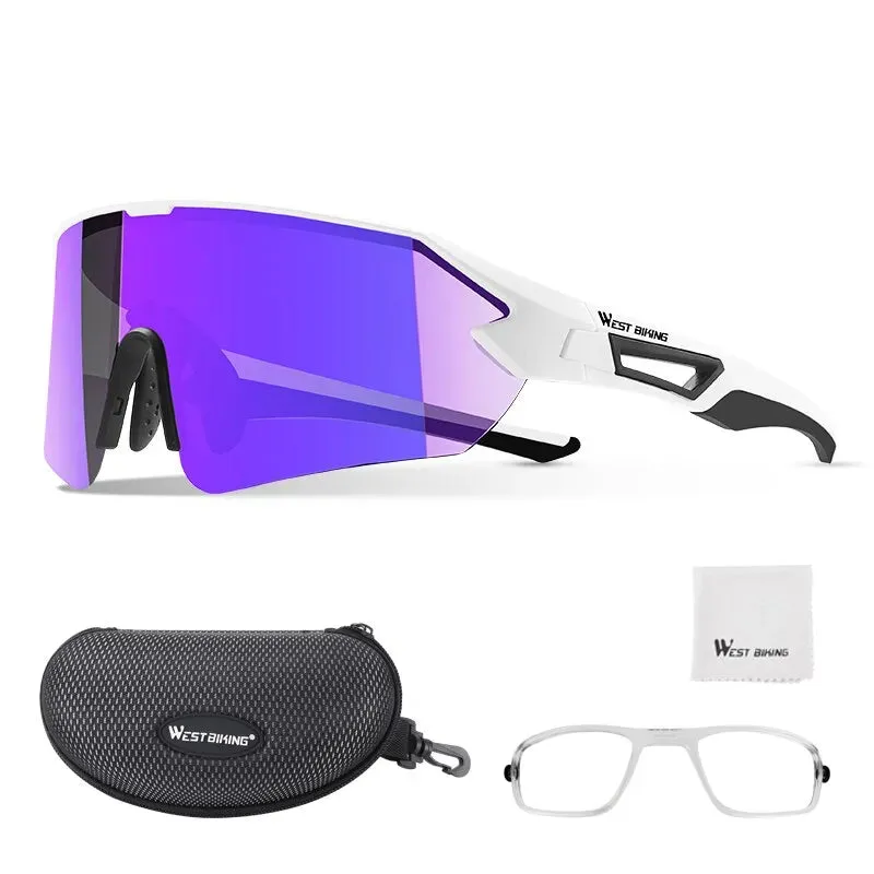 Professional Cycling Glasses MTB Road Eyewear Sport Sunglasses Men Women Windproof UV 400 Motorcycle Bicycle Goggles