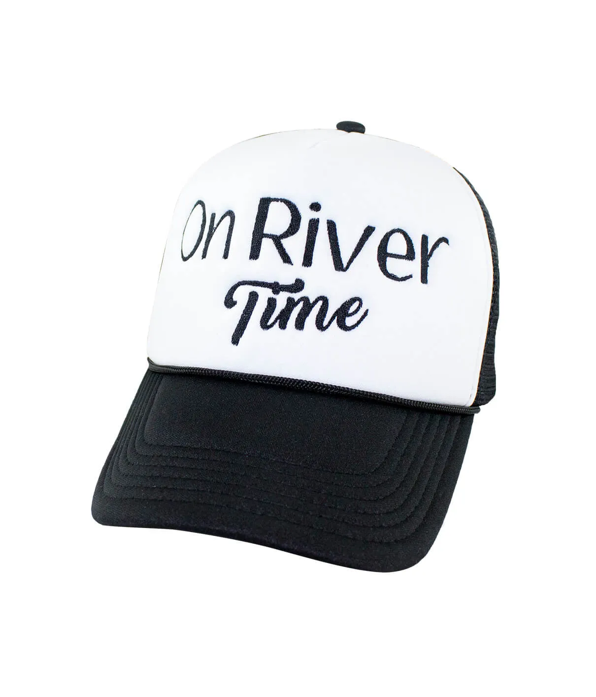 "On River Time" Foam Trucker Novelty Hat