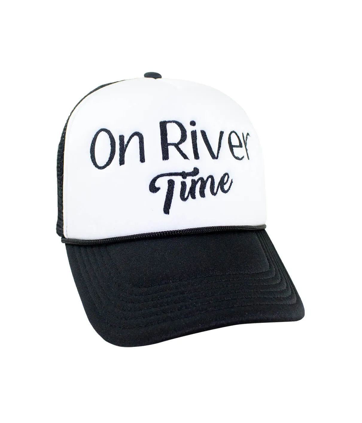 "On River Time" Foam Trucker Novelty Hat