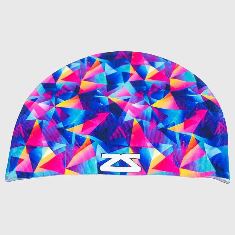 Retro Triangles Skull Cap Beanie