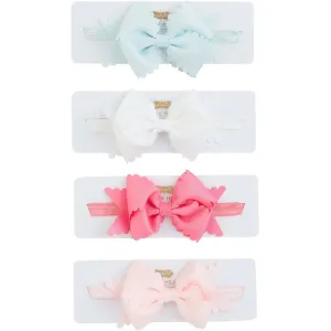 Scallop Bow Headbands