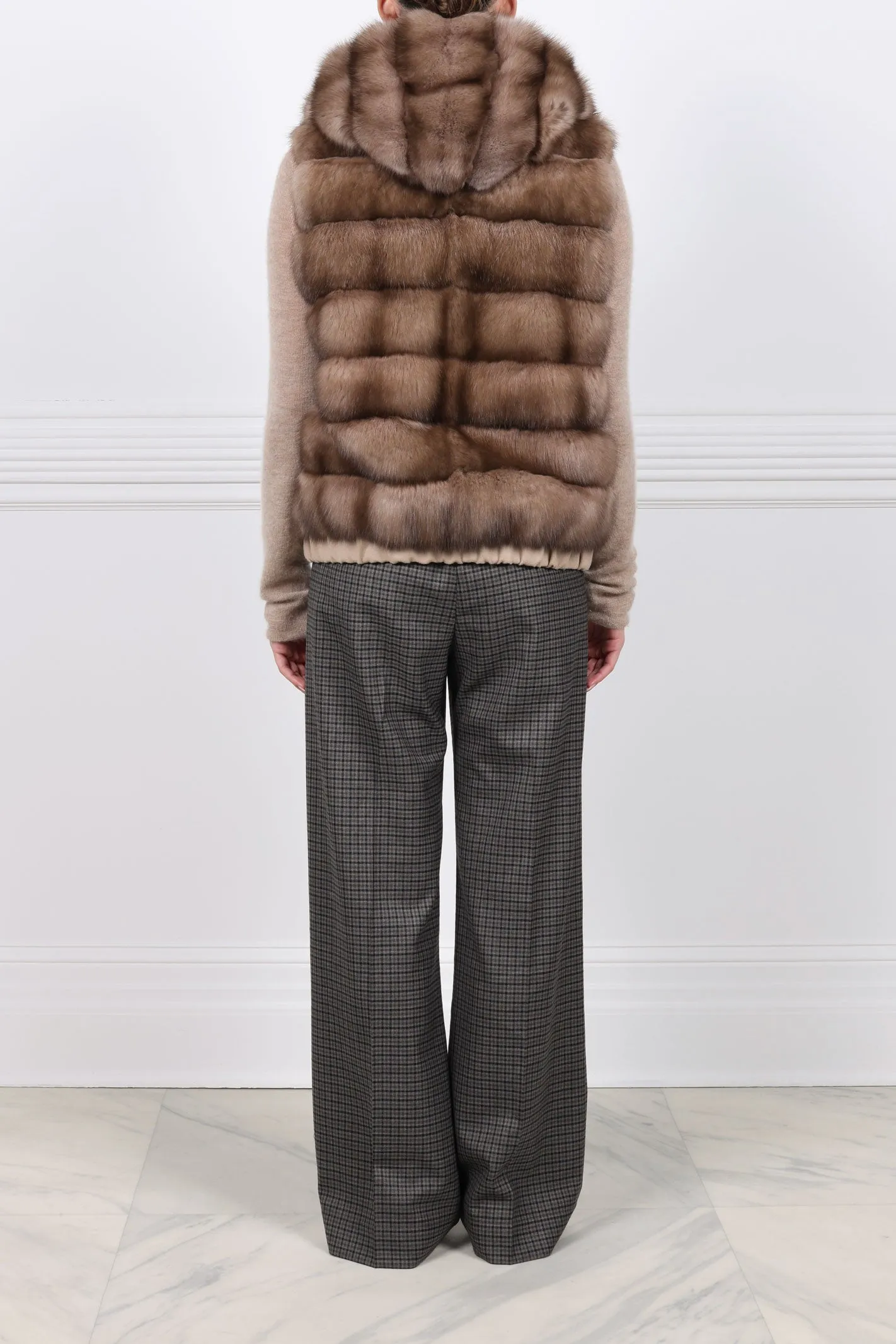 The Anya Sable Fur Vest