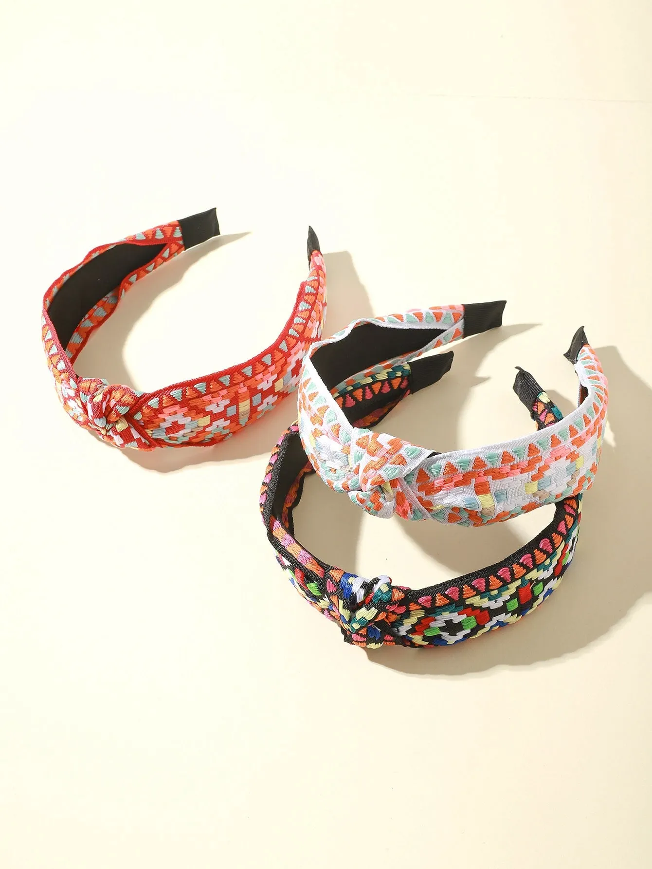 Three Piece Knotted Headband Set