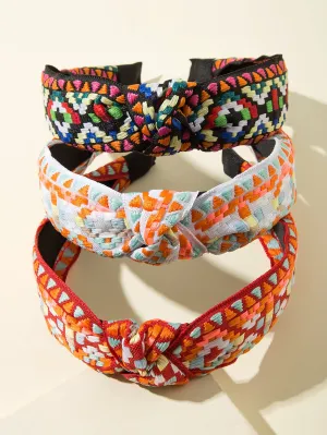 Three Piece Knotted Headband Set