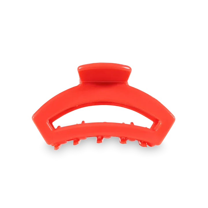 Tiny Teleties Open Claw Clip - Coral