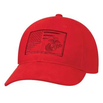 USMC Eagle, Globe and Anchor / US Flag Low Pro Cap