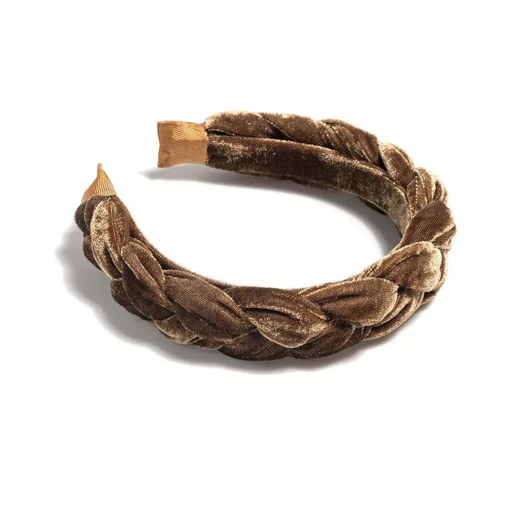 Velvet-Braided Headband