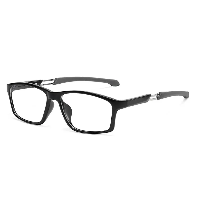 Vicky Men's Full Rim Square Tr 90 Silicone Sport Reading Glasses 18189