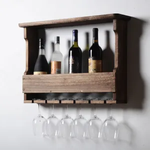 Wooden Wall Mounted Display Shelf